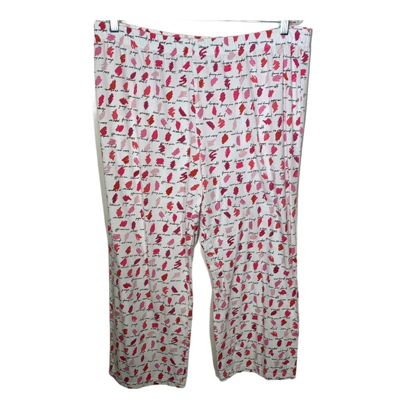 Kate Spade Womens Pajamas Set Button Top Crop Pant - Picture 4 of 10